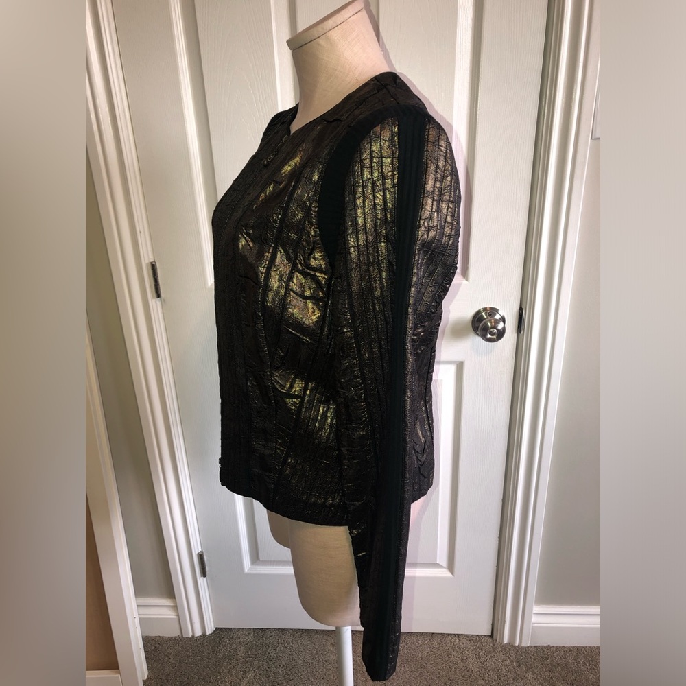 Joseph Ribkoff gold/bronze jacket - Picture 3 of 6